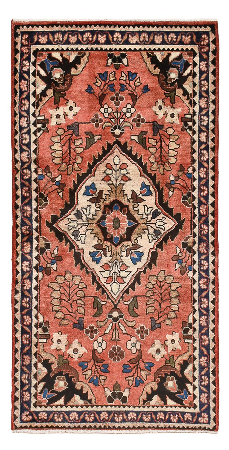 Perserteppich - Nomadic - 153 x 79 cm - hellrot