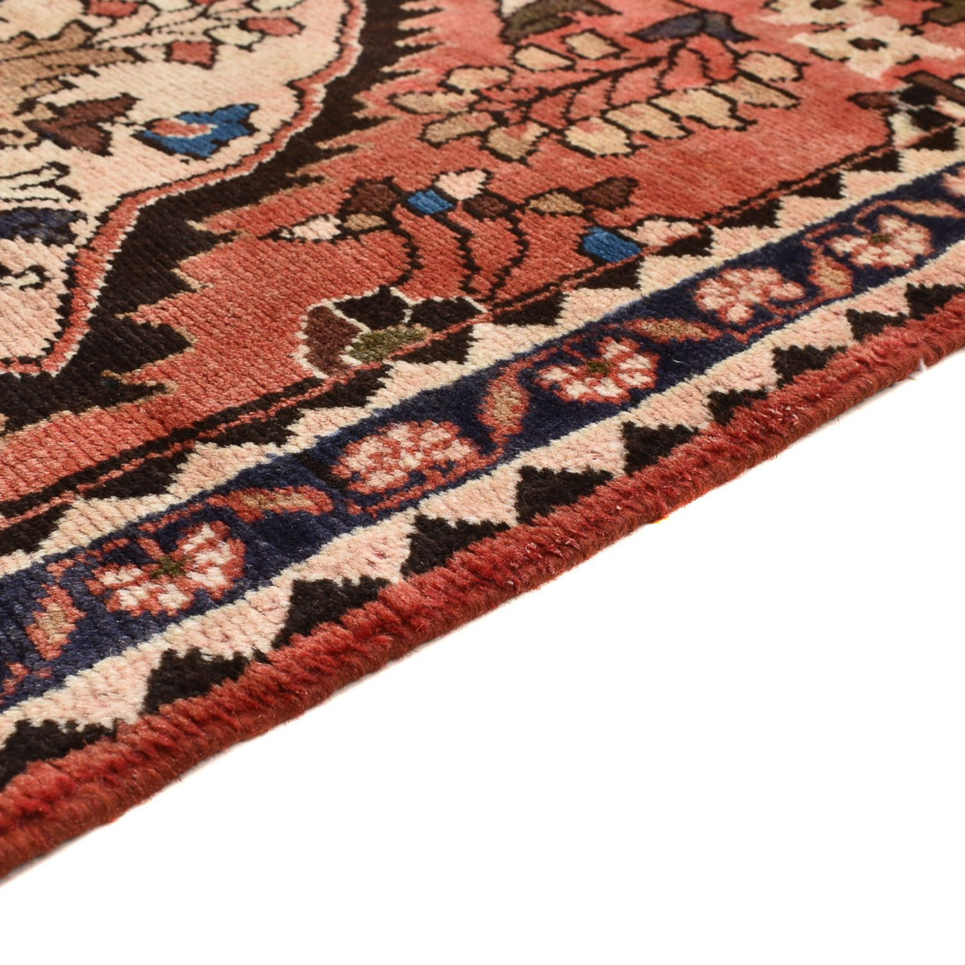 Perserteppich - Nomadic - 153 x 79 cm - hellrot