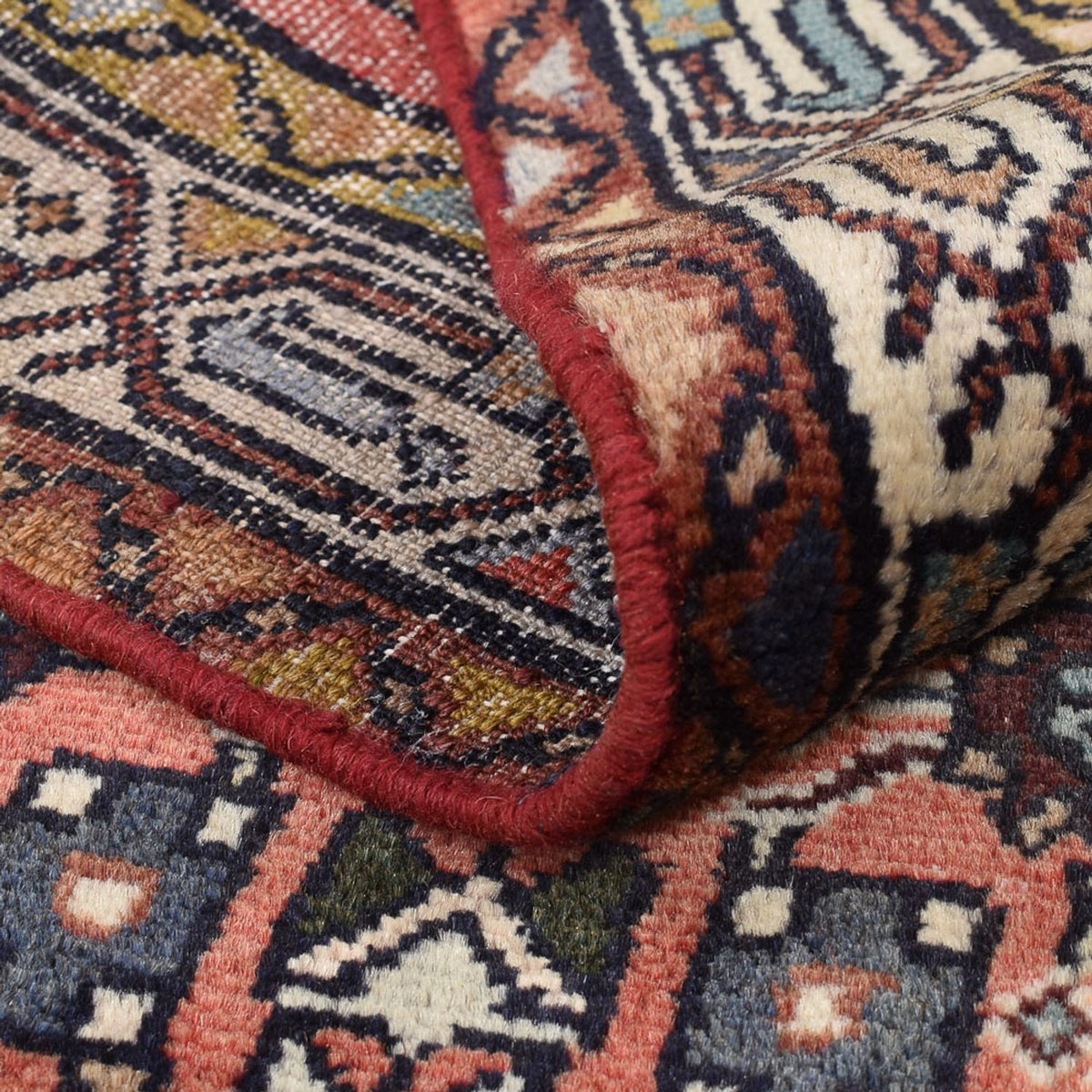 Perserteppich - Nomadic - 123 x 75 cm - hellrot