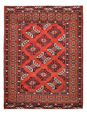 Turkaman Teppich - 115 x 85 cm - rot