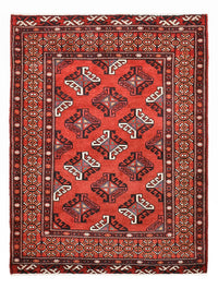 Turkaman Teppich - 115 x 85 cm - rot