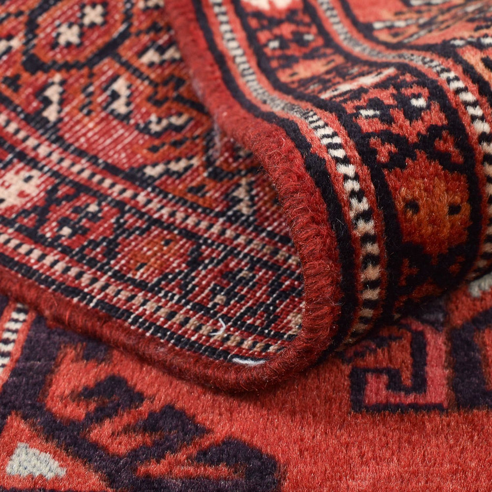 Turkaman Teppich - 115 x 85 cm - rot
