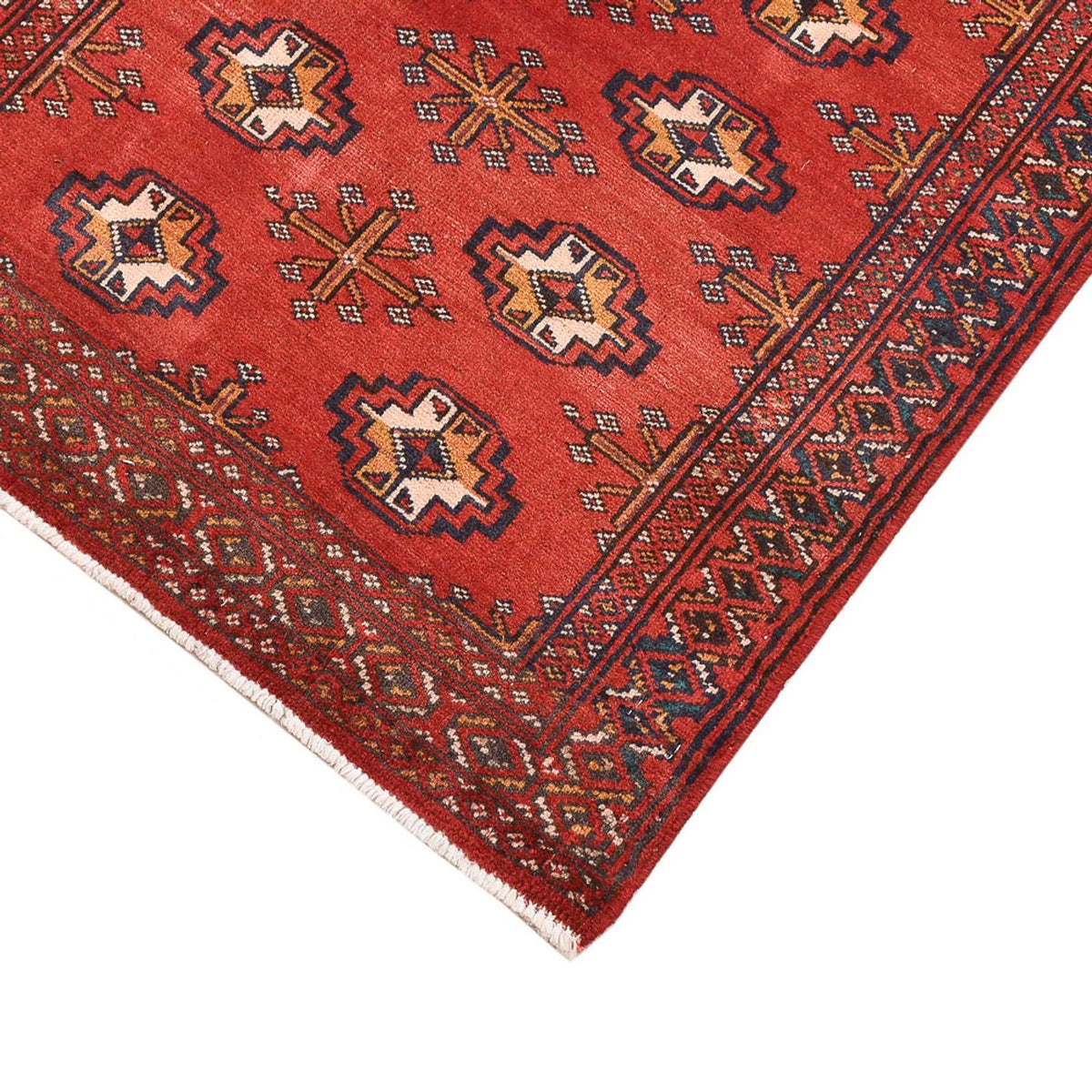 Turkaman Teppich - 116 x 77 cm - rot