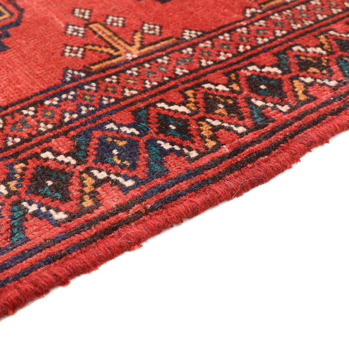 Turkaman Teppich - 116 x 77 cm - rot