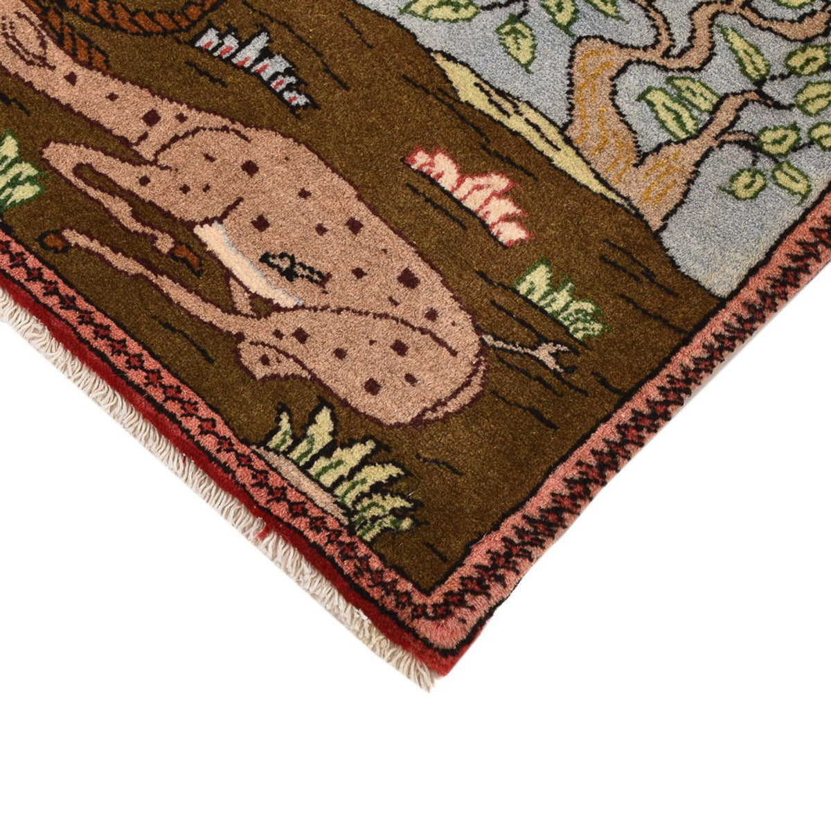 Perserteppich - Nomadic - 67 x 45 cm - mehrfarbig