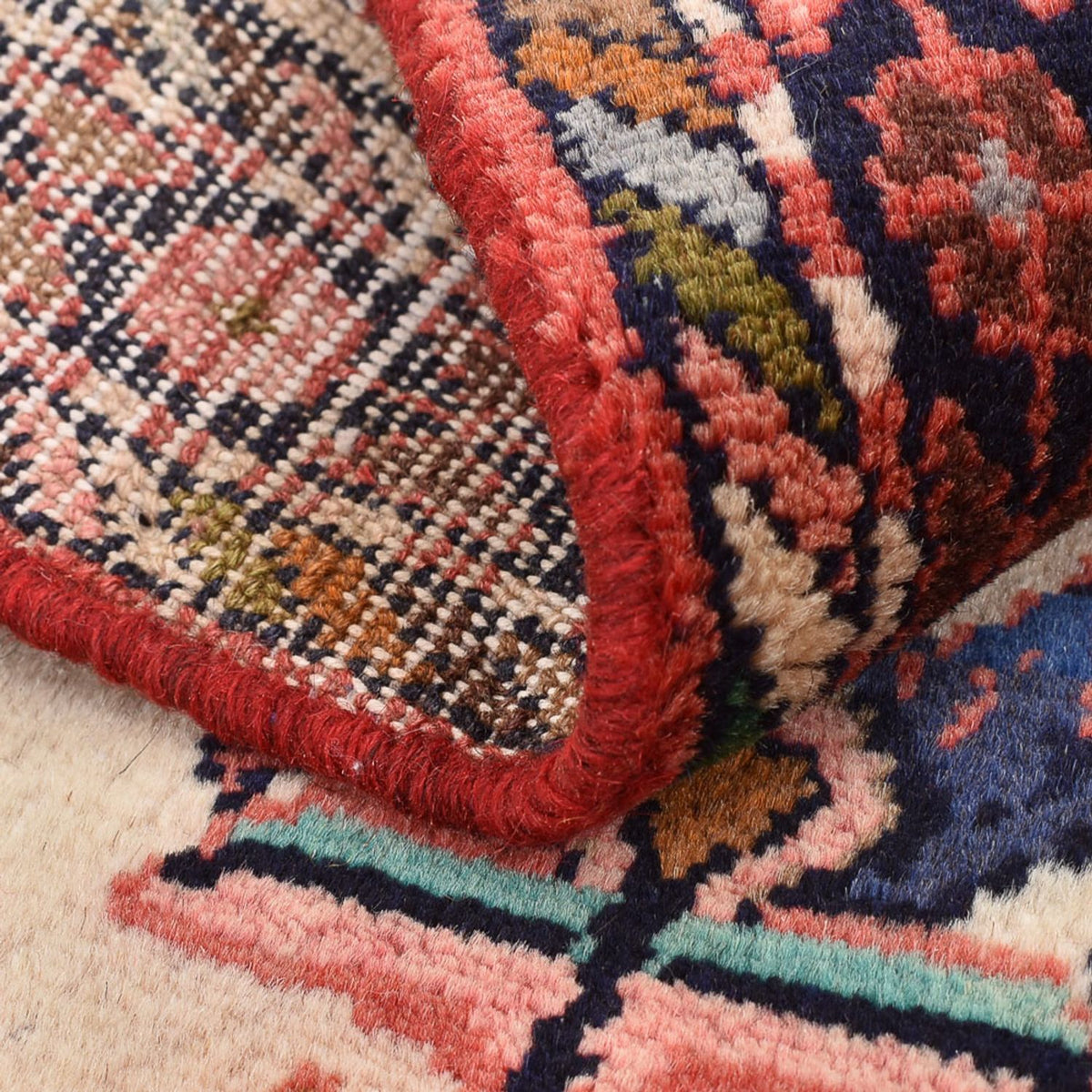 Perserteppich - Nomadic - 75 x 60 cm - mehrfarbig