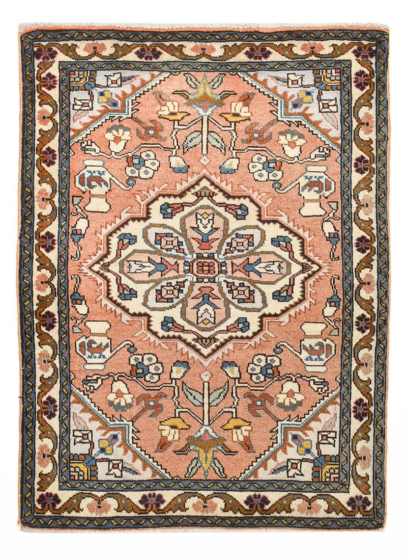 Perserteppich - Nomadic - 95 x 68 cm - hellrot