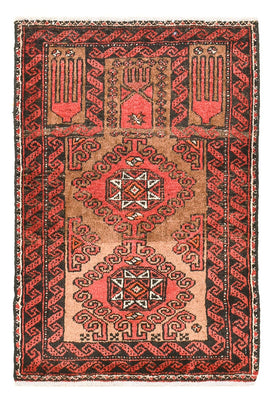 Perserteppich - Nomadic - 74 x 52 cm - rot