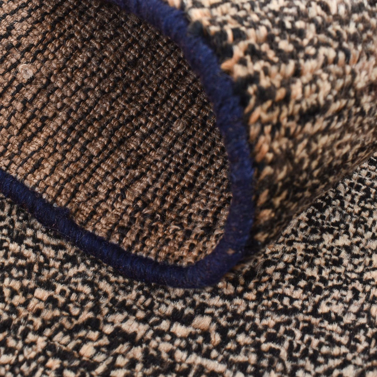 Perserteppich - Nomadic quadratisch  - 80 x 37 cm - dunkelbeige