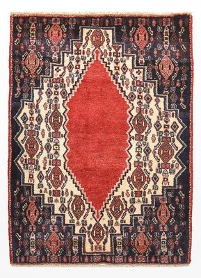 Perserteppich - Nomadic - 83 x 63 cm - rot