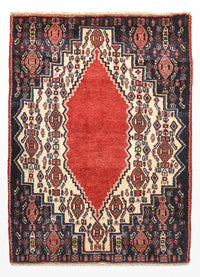 Perserteppich - Nomadic - 83 x 63 cm - rot