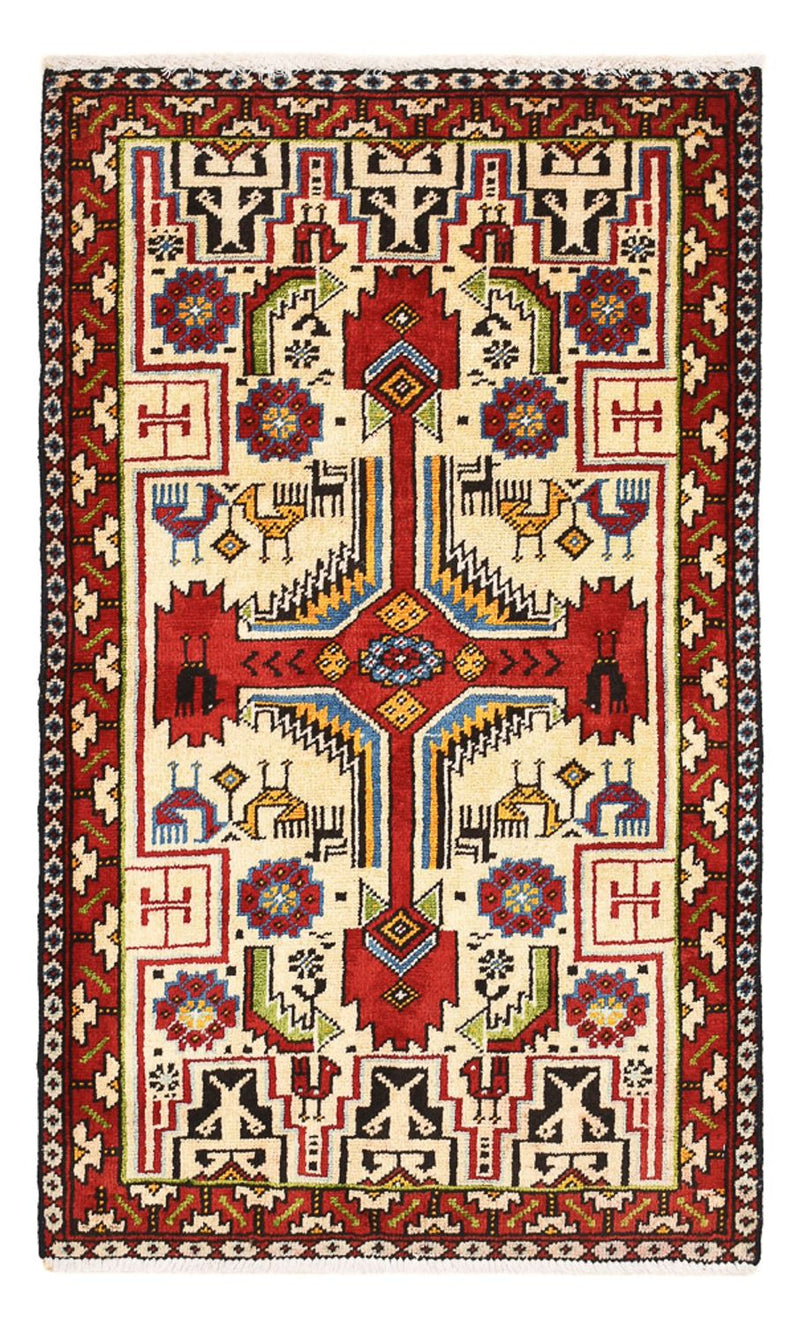 Perserteppich - Nomadic - 100 x 60 cm - mehrfarbig