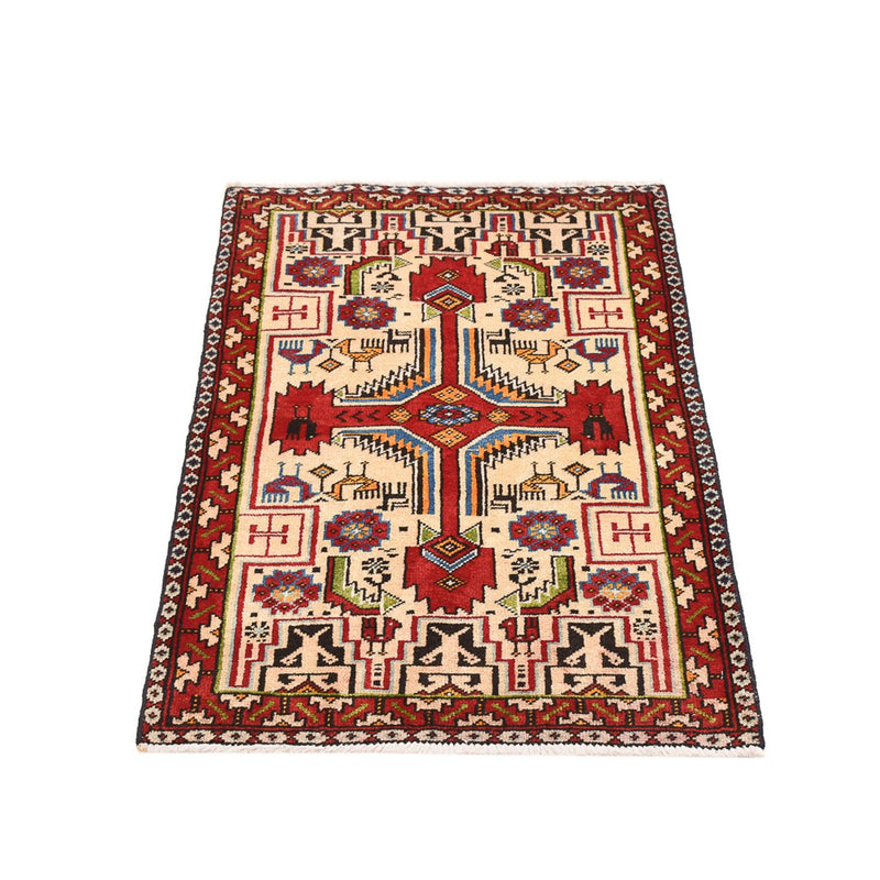 Perserteppich - Nomadic - 100 x 60 cm - mehrfarbig