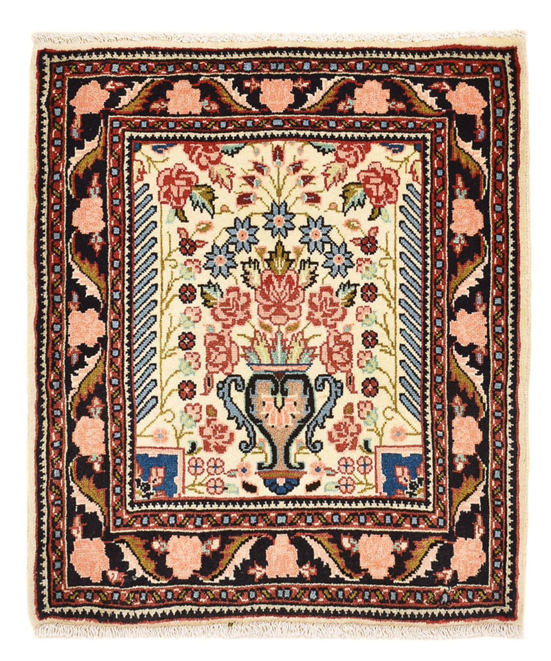 Perserteppich - Nomadic quadratisch  - 65 x 57 cm - mehrfarbig