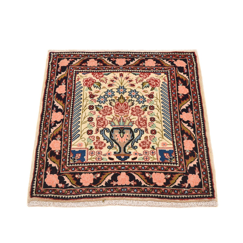 Perserteppich - Nomadic quadratisch  - 65 x 57 cm - mehrfarbig