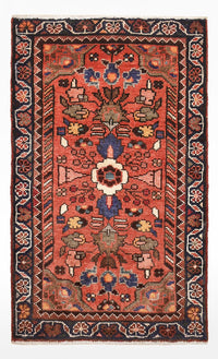 Perserteppich - Nomadic - 87 x 53 cm - rot
