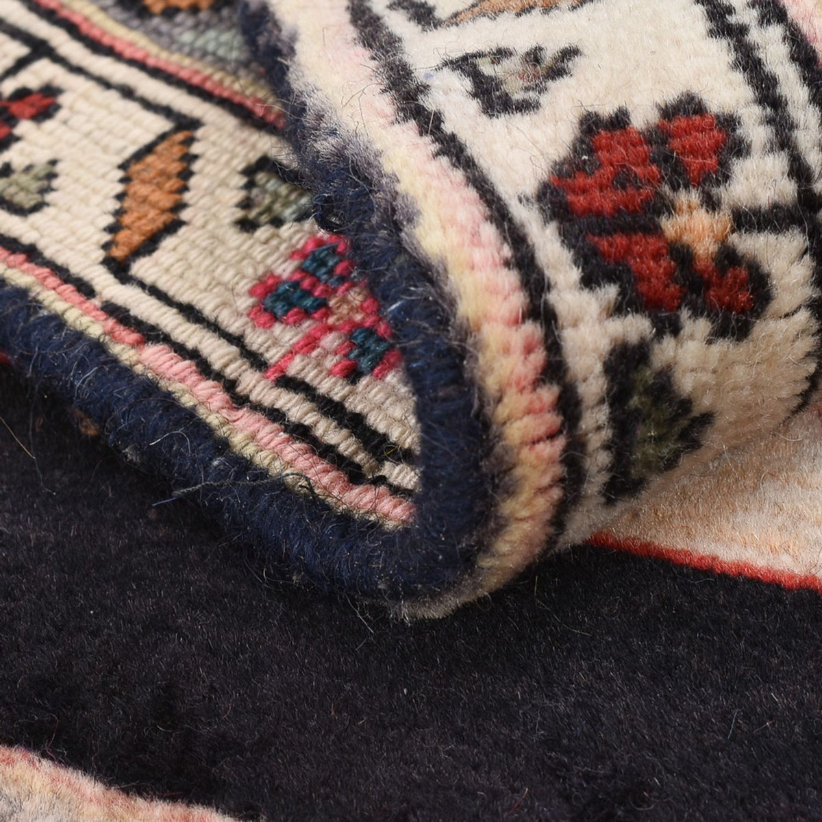 Perserteppich - Nomadic - 85 x 68 cm - dunkelblau