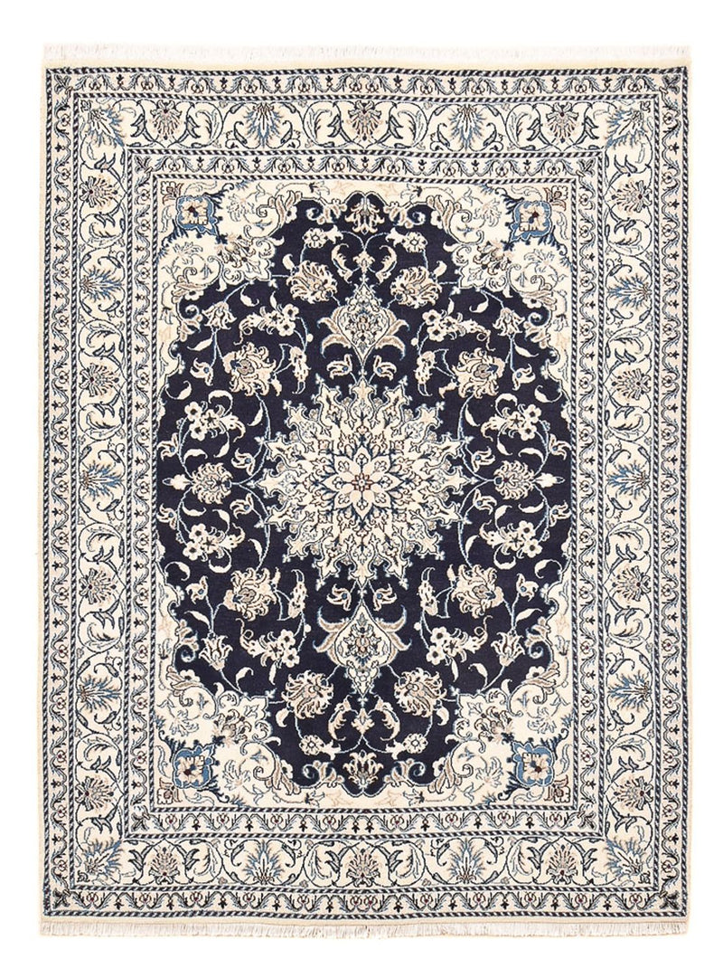 Perserteppich - Nain - 198 x 149 cm - dunkelblau