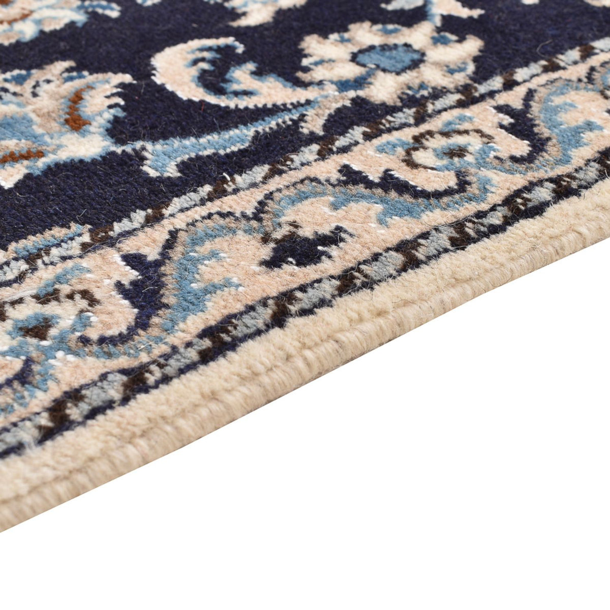 Läufer Perser - Nain - 189 x 75 cm - dunkelblau