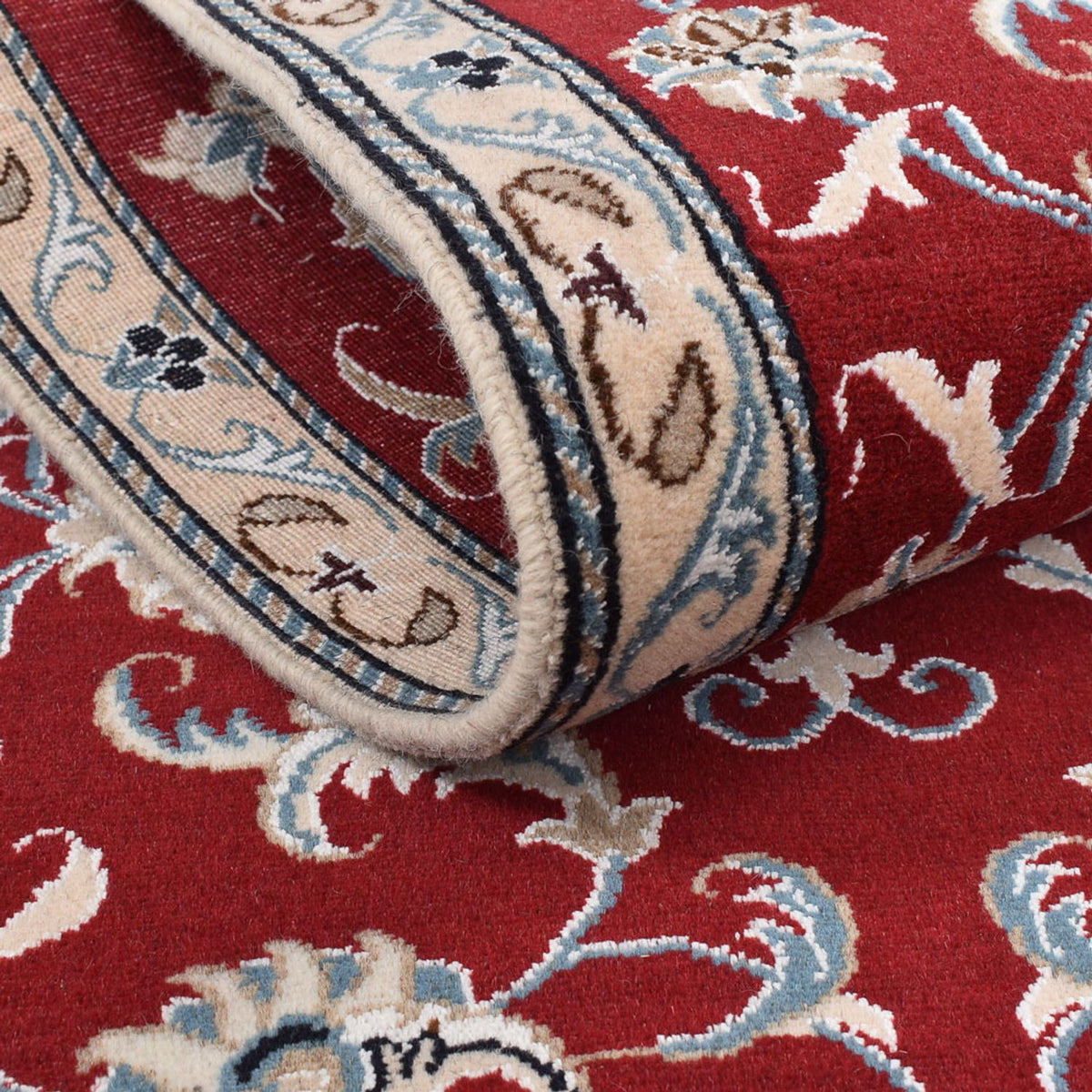 Läufer Perser - Nain - 198 x 77 cm - rot