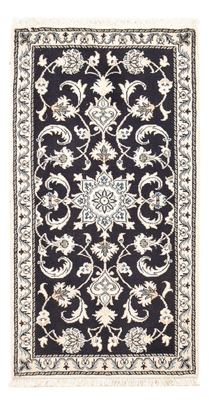 Perserteppich - Nain - 135 x 70 cm - dunkelblau