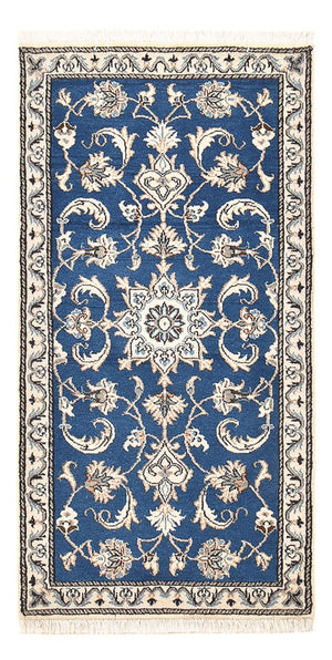 Perserteppich - Nain - 135 x 67 cm - blau