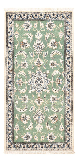 Perserteppich - Nain - 139 x 66 cm - hellgrün