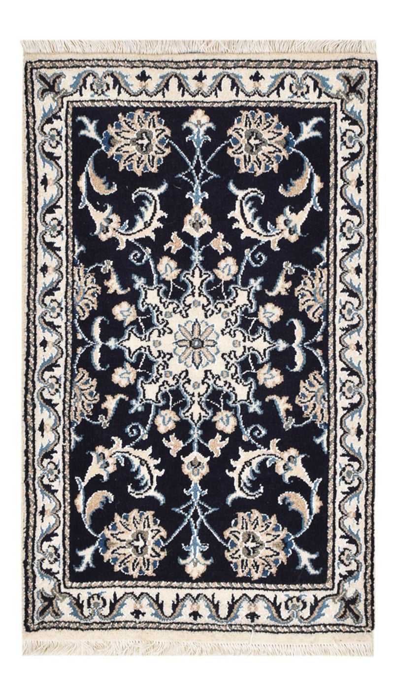 Perserteppich - Nain - 90 x 57 cm - dunkelblau