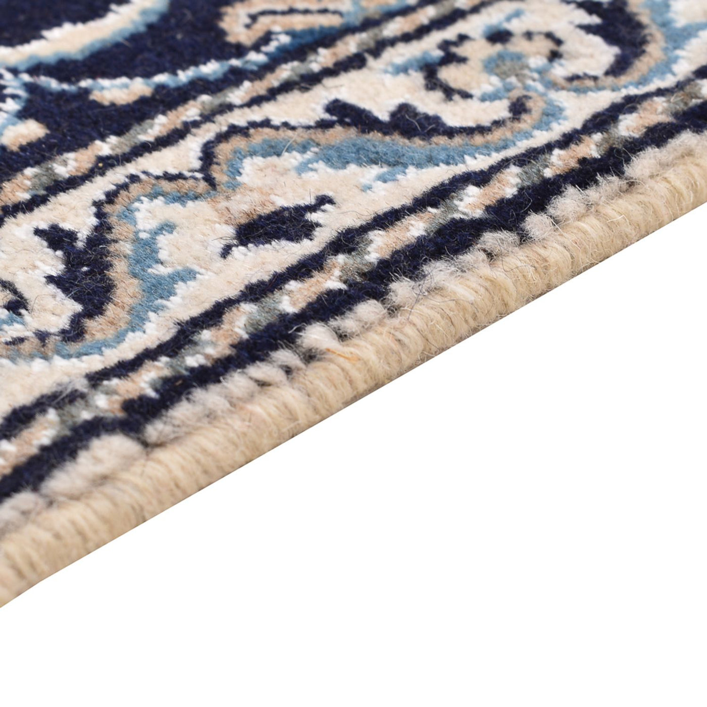 Perserteppich - Nain - 90 x 57 cm - dunkelblau