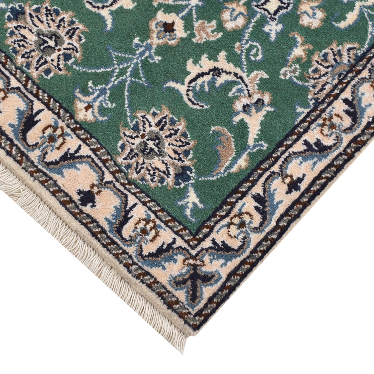 Perserteppich - Nain - 90 x 57 cm - grün