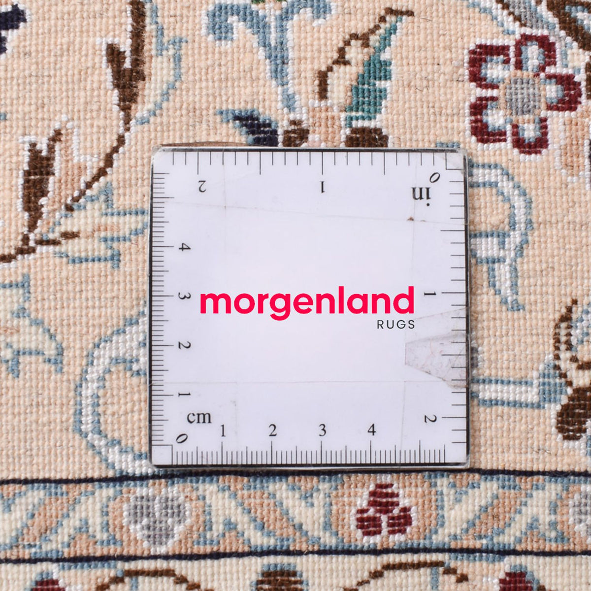 Perserteppich - Nain - Premium quadratisch  - 206 x 206 cm - dunkelblau