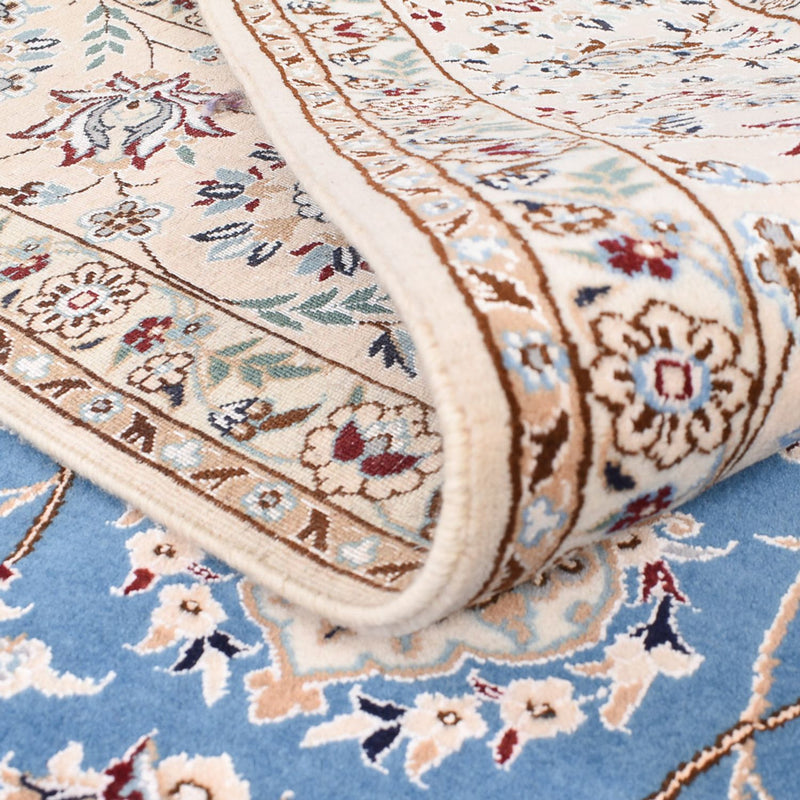 Perserteppich - Nain - Premium - 221 x 159 cm - blau