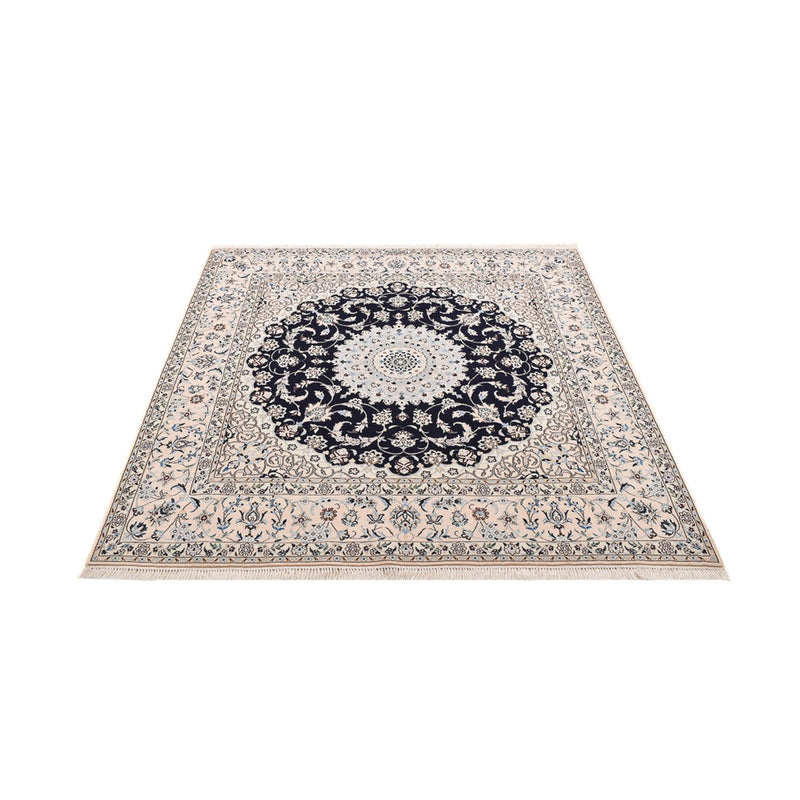 Perserteppich - Nain - Premium quadratisch  - 181 x 178 cm - dunkelblau
