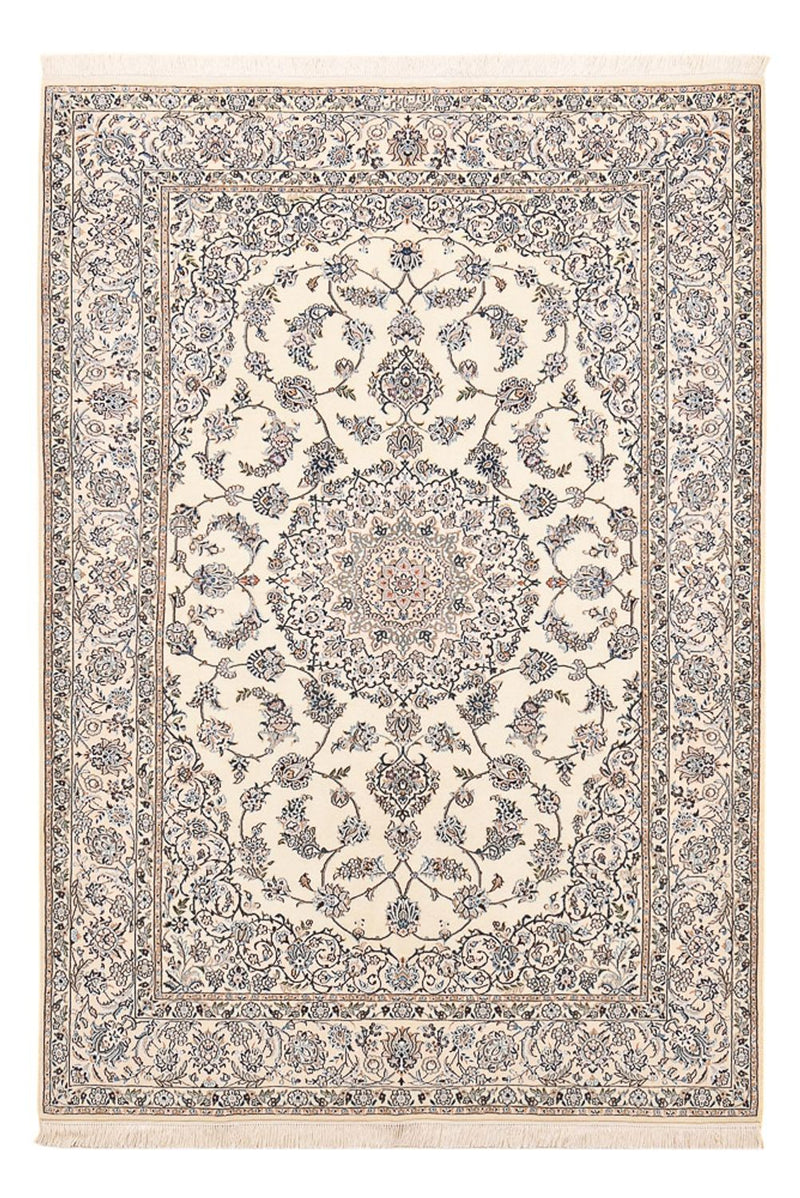 Perserteppich - Nain - Premium - 219 x 146 cm - hellgrau