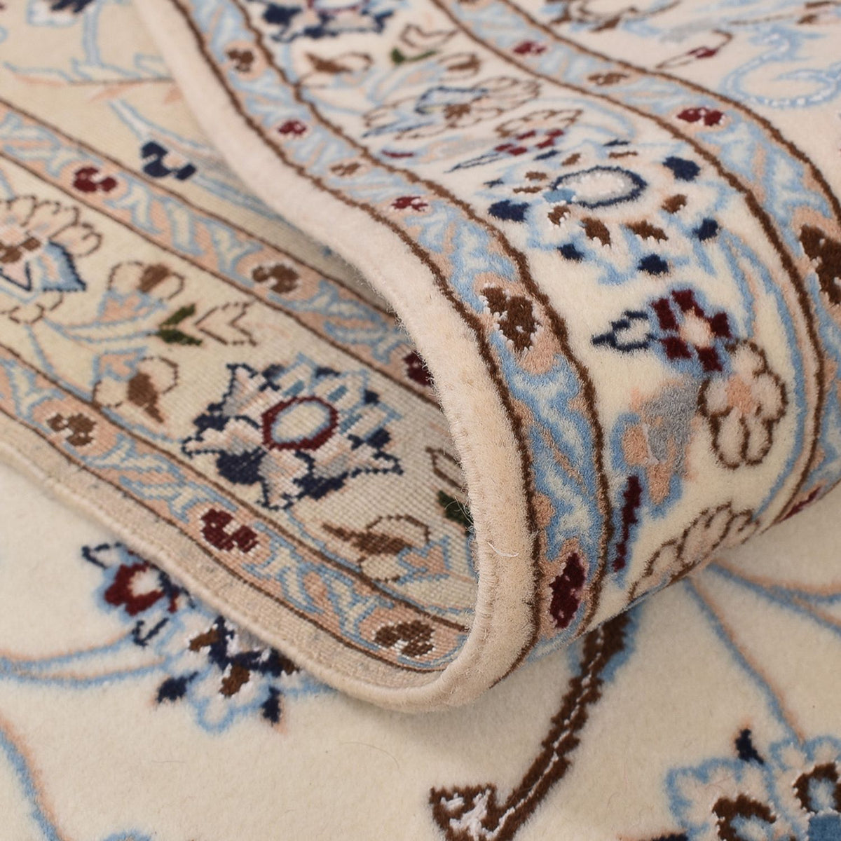 Perserteppich - Nain - Premium - 255 x 210 cm - hellgrau