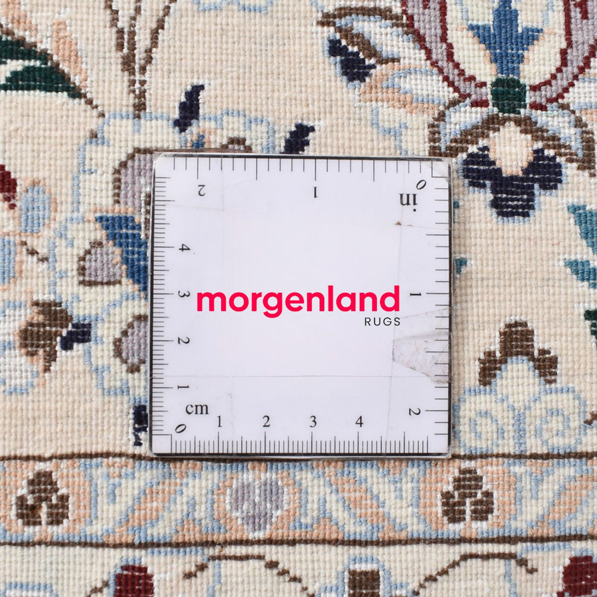 Perserteppich - Nain - Premium quadratisch  - 204 x 207 cm - hellgrau