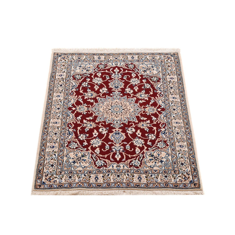 Perserteppich - Nain - Royal - 94 x 63 cm - dunkelrot