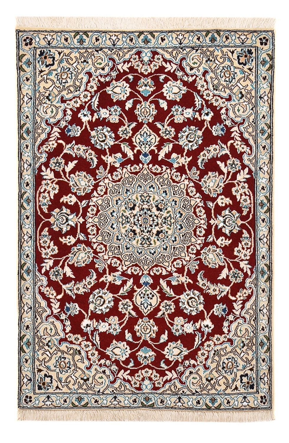 Perserteppich - Nain - Royal - 130 x 88 cm - rot