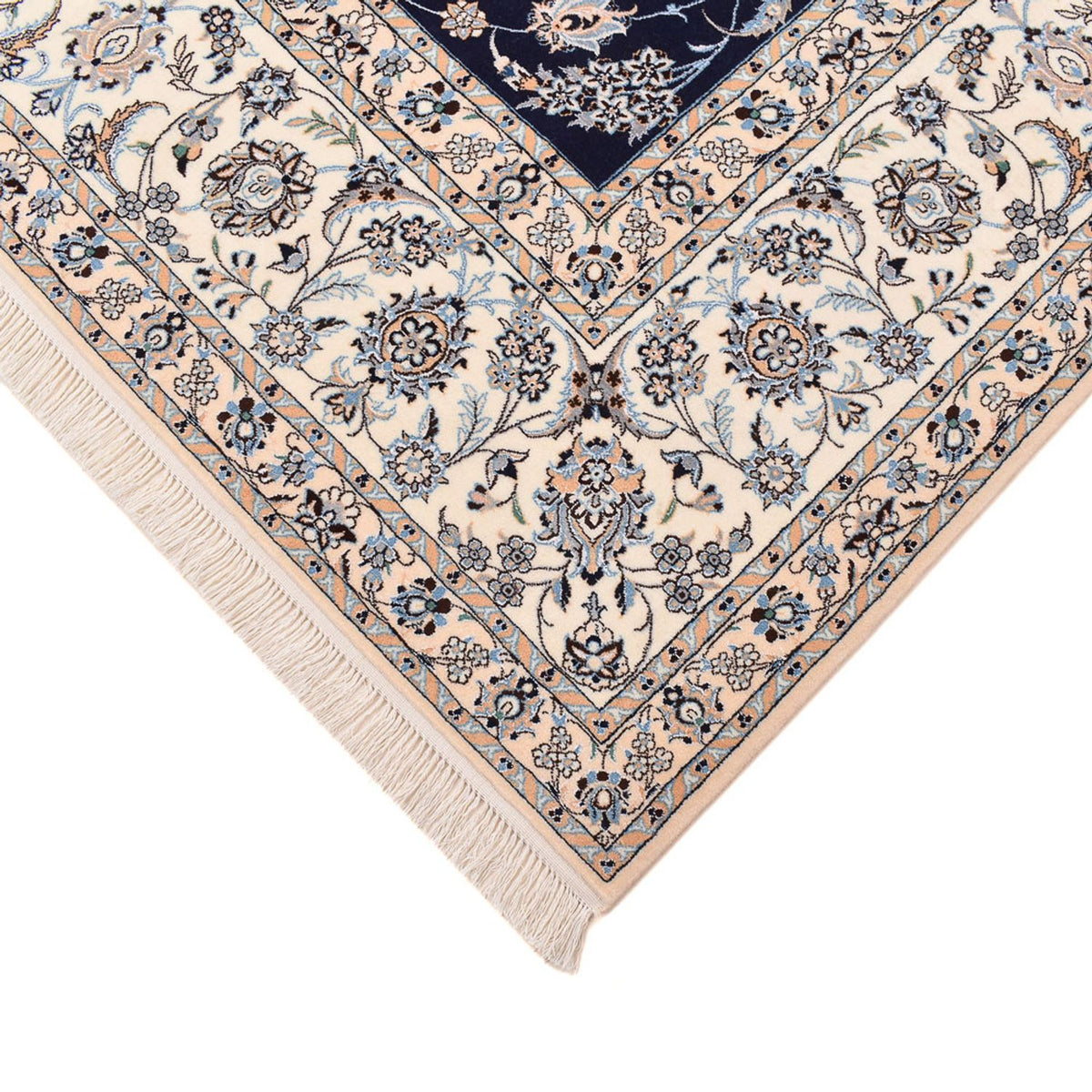 Perserteppich - Nain - Premium - 304 x 258 cm - dunkelblau