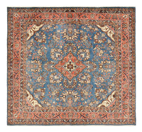 Perserteppich - Nomadic quadratisch  - 200 x 207 cm - blau