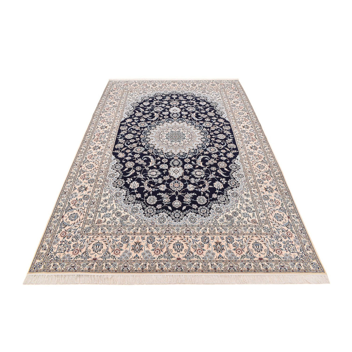 Perserteppich - Nain - Premium - 306 x 210 cm - dunkelblau
