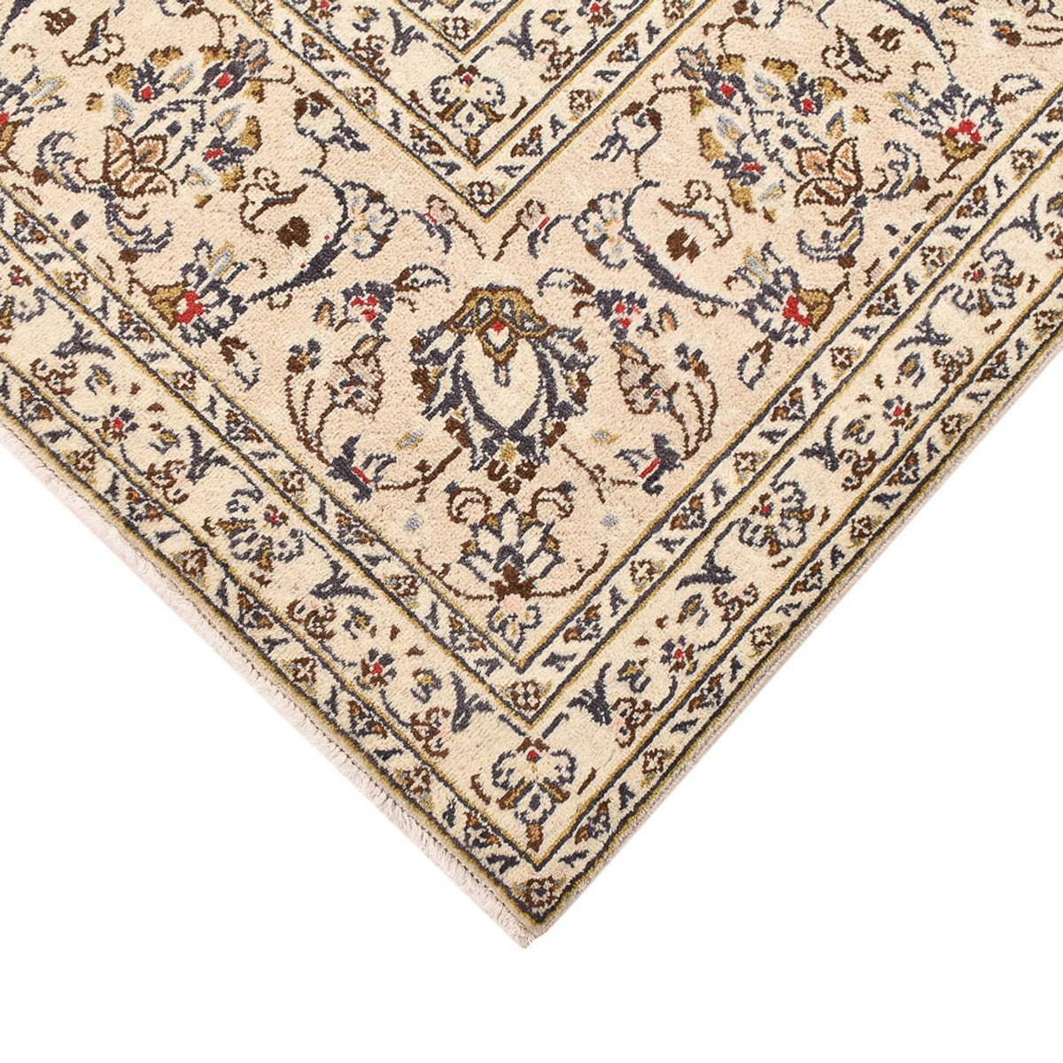 Perserteppich - Keshan - 345 x 239 cm - hellbeige