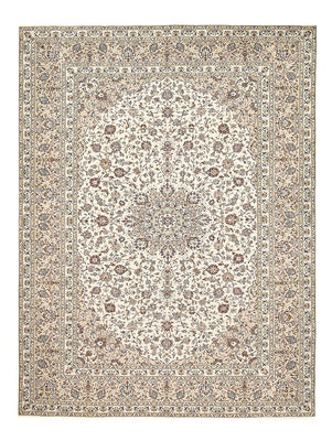 Perserteppich - Keshan - 397 x 293 cm - hellbeige
