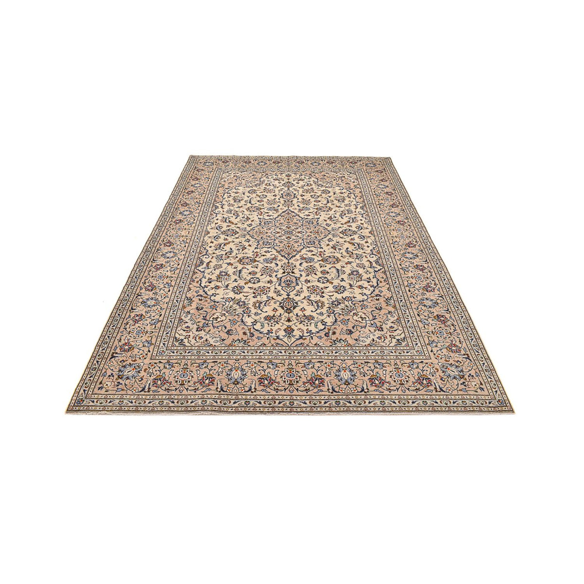 Perserteppich - Keshan - 310 x 207 cm - hellbeige