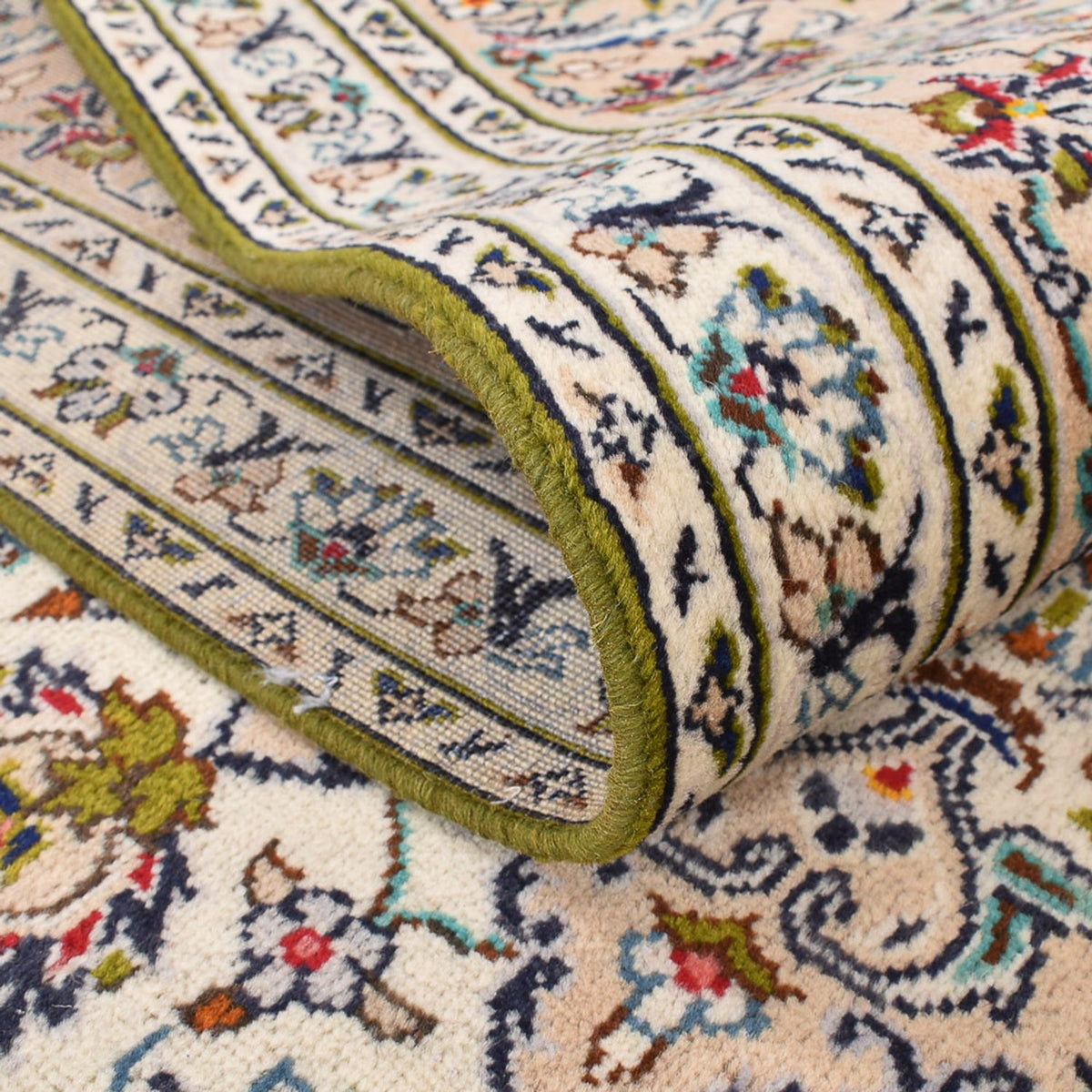 Perserteppich - Keshan - 340 x 245 cm - hellbeige