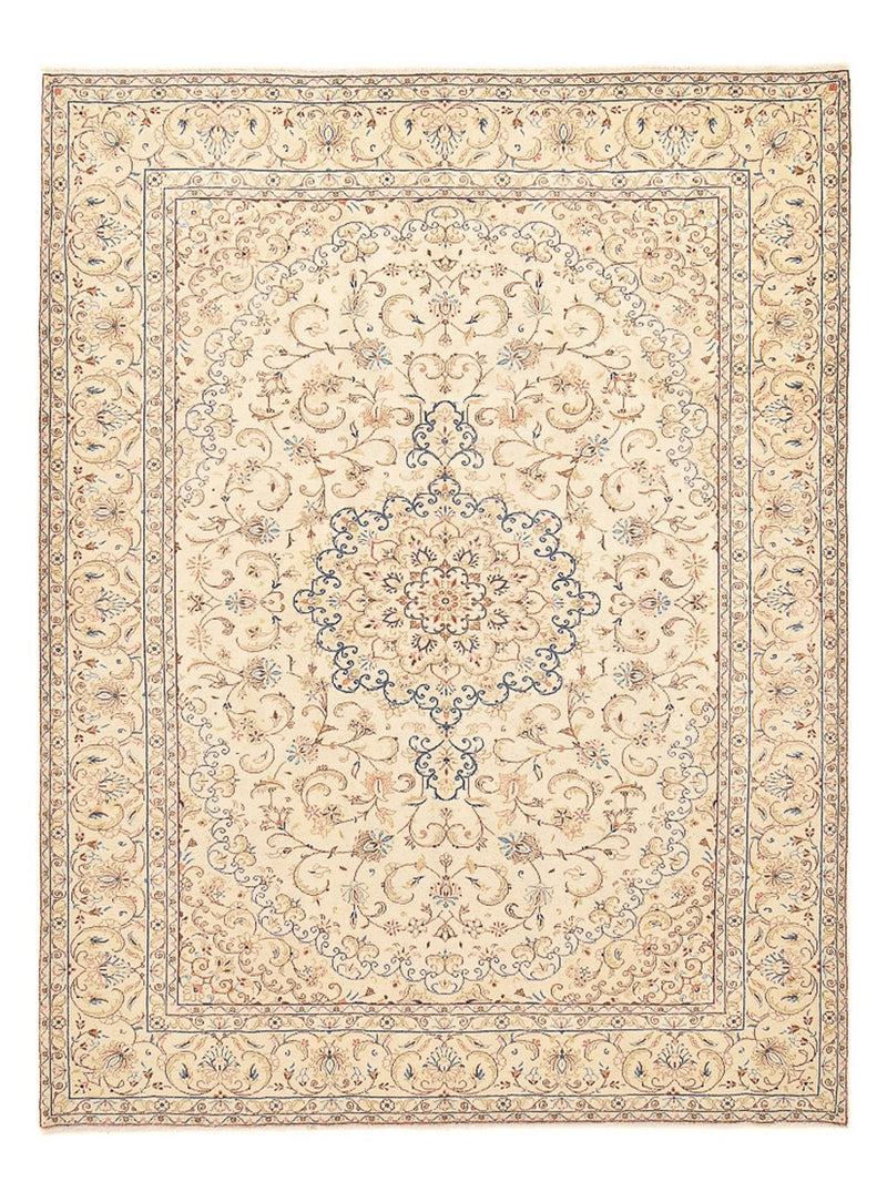 Perserteppich - Keshan - 335 x 250 cm - hellbeige