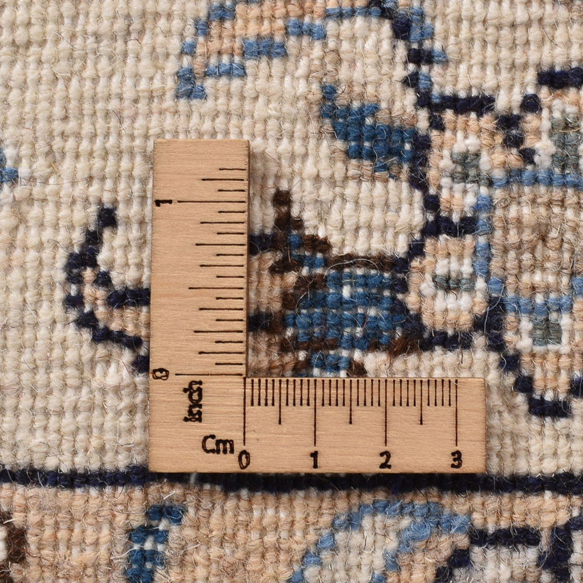 Perserteppich - Nain - 292 x 243 cm - dunkelblau