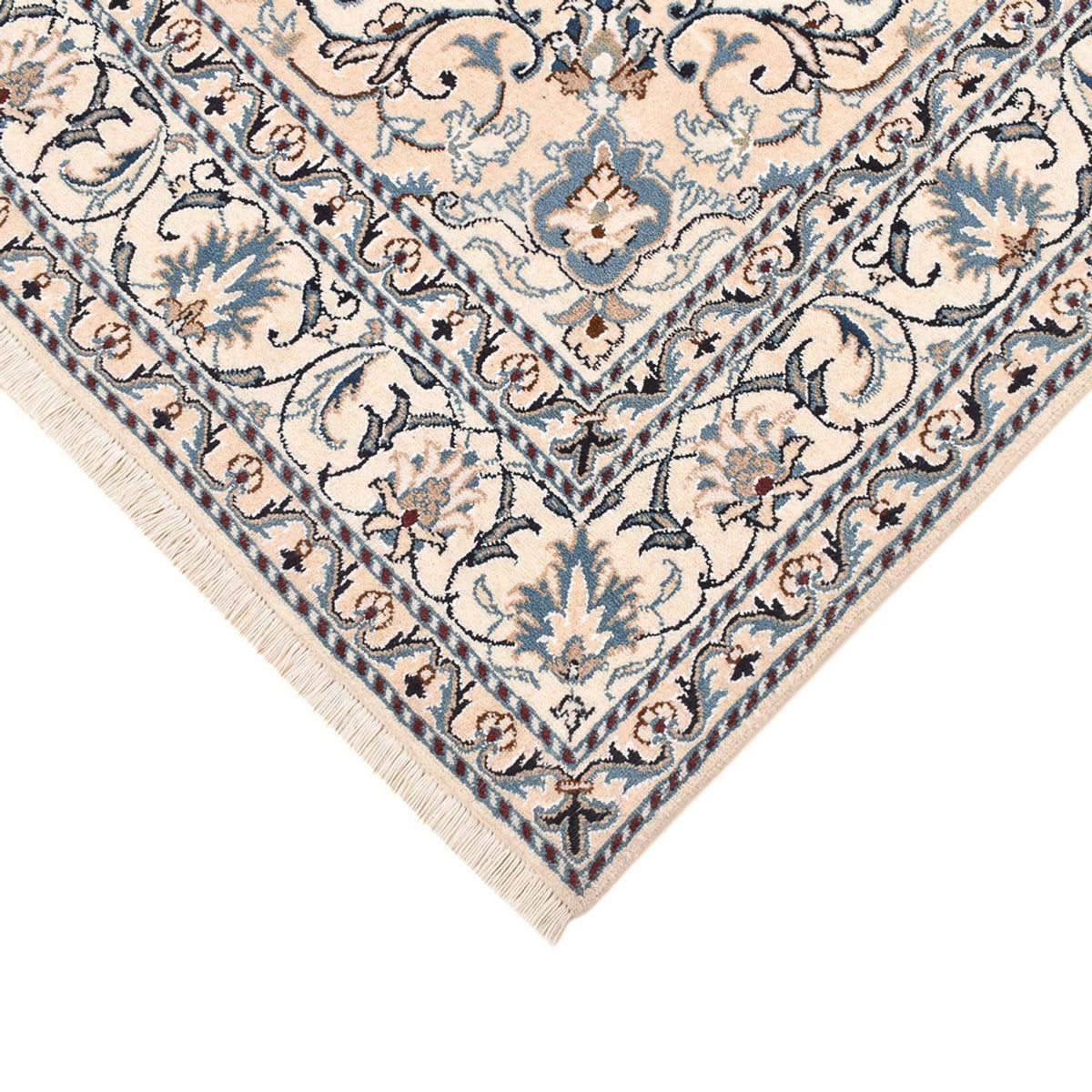 Perserteppich - Nain - 209 x 146 cm - hellbeige