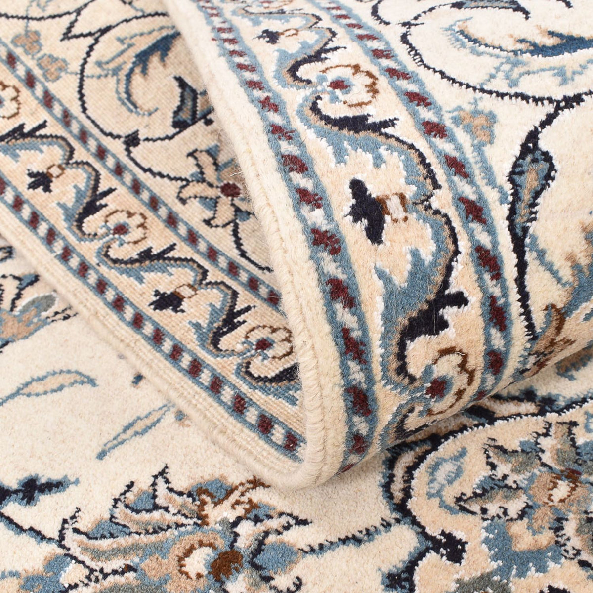 Perserteppich - Nain - 209 x 146 cm - hellbeige