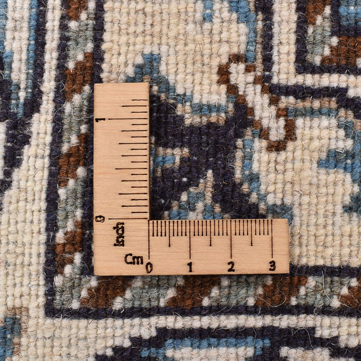 Perserteppich - Nain - 234 x 166 cm - blau